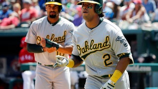 Next Story Image: Davis homers for 1st time in month, A's beat Rangers 9-8